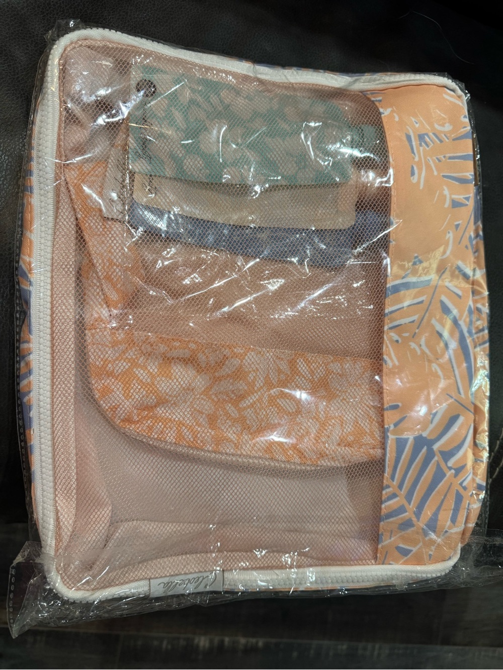 Cleobella Sun in the Fun packing cube with 3 travel pouches.